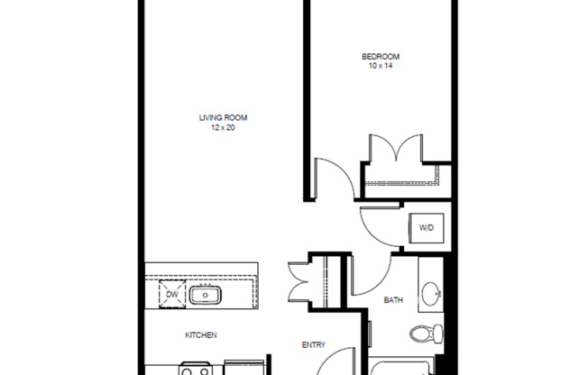 1 bed, 1 bath, 765 sqft, $2,199, Unit 301