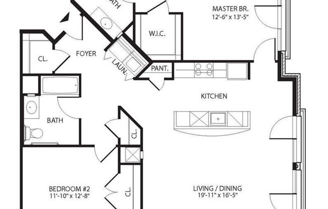 2 beds, 2 baths, 1,333 sqft, $3,835