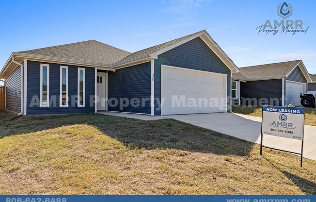 NEW CONSTRUCTION 3 BEDROOM HOME!