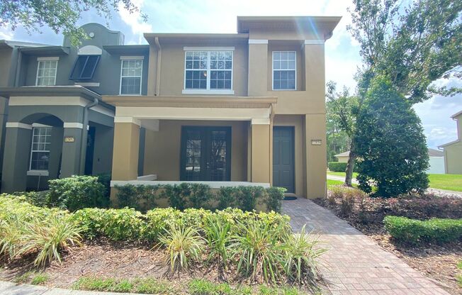 Great location, corner model, 3B/2.5B townhouse in desired neighborhood with community pool!