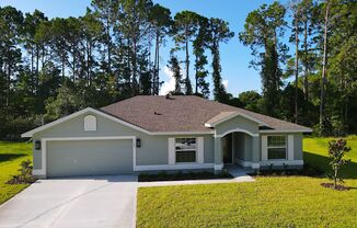 Spacious 4 Bed 2 Bath 2024 Built Home for Rent on Cul De Sac in Palm Coast!