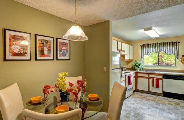 Chambers Creek Model Apartment Dining Room