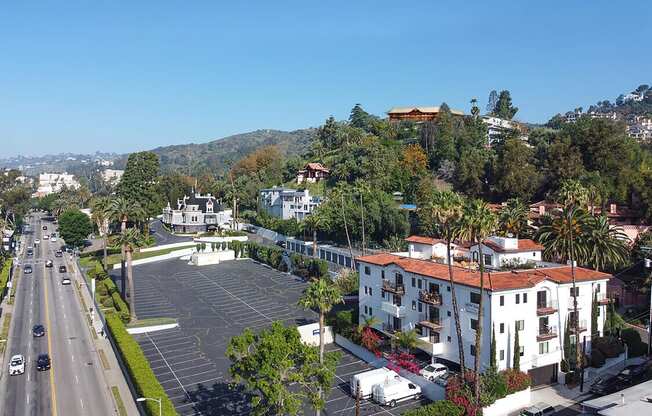 In the heart of Hollywood, neighboring the historic Magic Castle and Yamashiro restaurant.