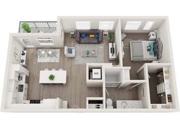 1 bed, 1 bath, 767 sqft, $1,763