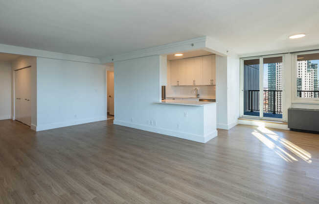 Living Room with Hard Surface Flooring