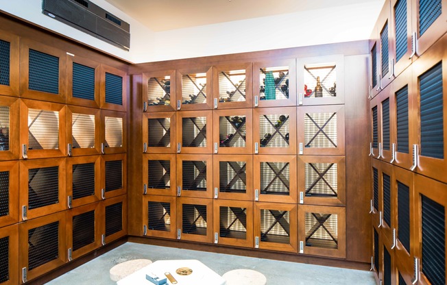 Personal wine storage cellars available