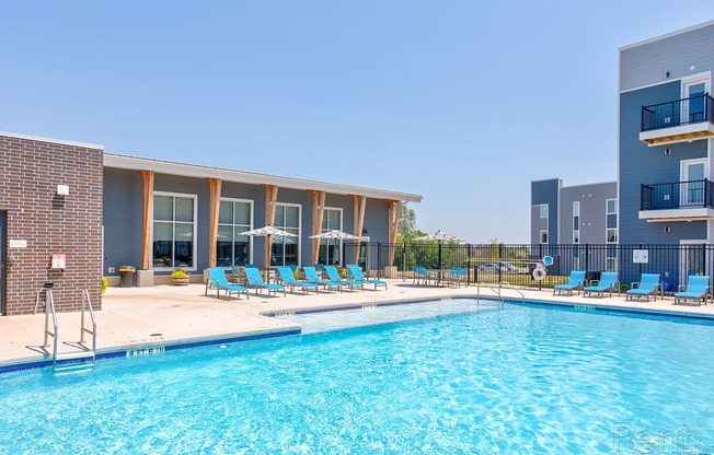 Pool at Lofts at Fox Ridge, Raymore, MO, 64083