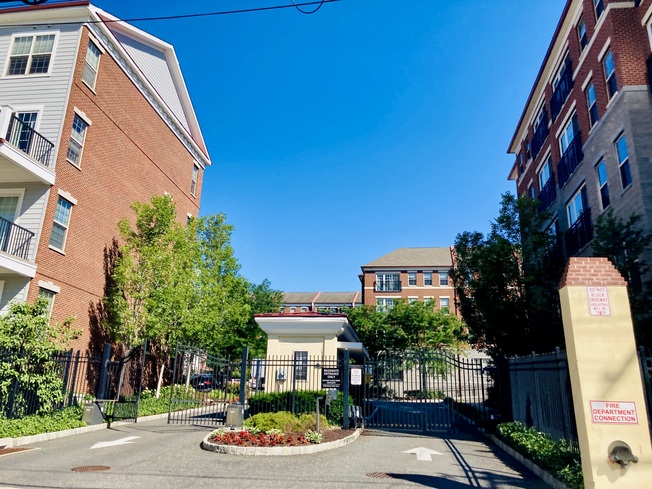 Naval Square Apartments and Gate