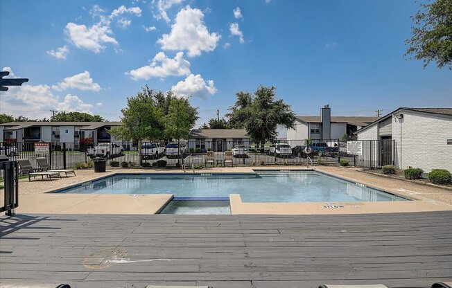 our apartments offer a swimming pool