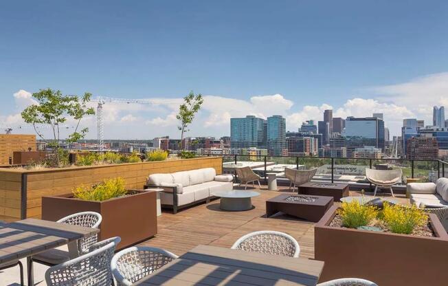 Soak in the skyline on the Modera Lohi Rooftop.
