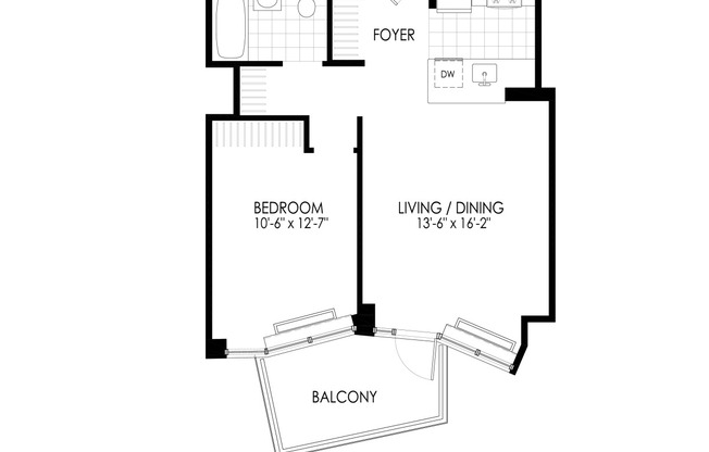 1 bed, 1 bath, $4,029, Unit 1020