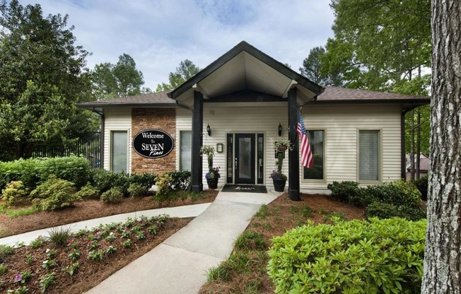Clubhouse Exterior at Seven Pines, Alpharetta