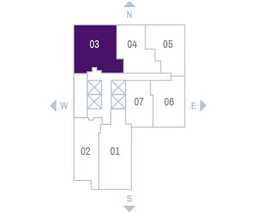 1 bed, 1 bath, 687 sqft, $4,815, Unit 2603