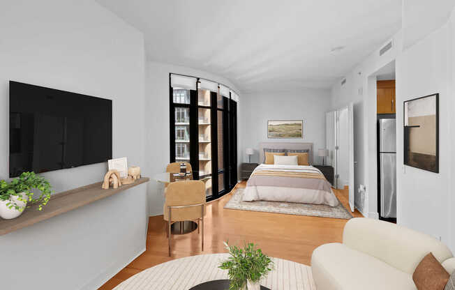 Living Room with Hard Surface Flooring