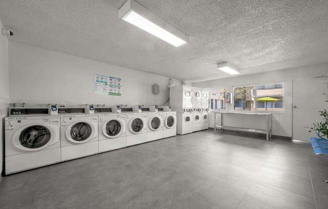 On-site laundry rooms upgraded for your convenience.