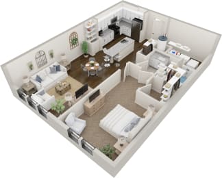 1 bed, 1 bath, 950 sqft, $1,507