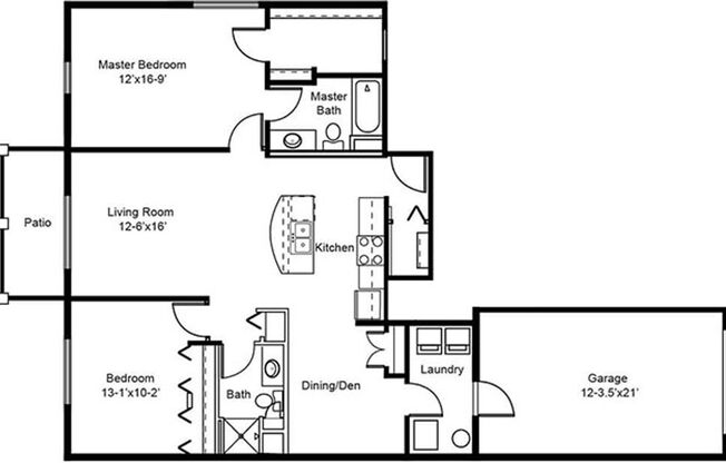 2 beds, 2 baths, $1,893, Unit 49