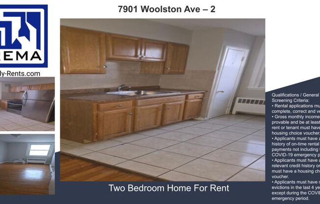 2 beds, 1 bath, $1,275, Unit 2