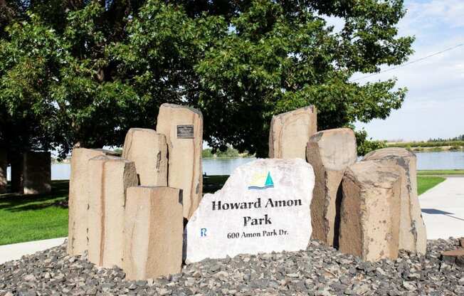 Howard Amon Park Monument Sign