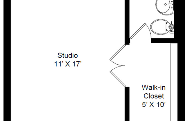 Studio, 1 bath, 320 sqft, $1,325, Unit 225-211