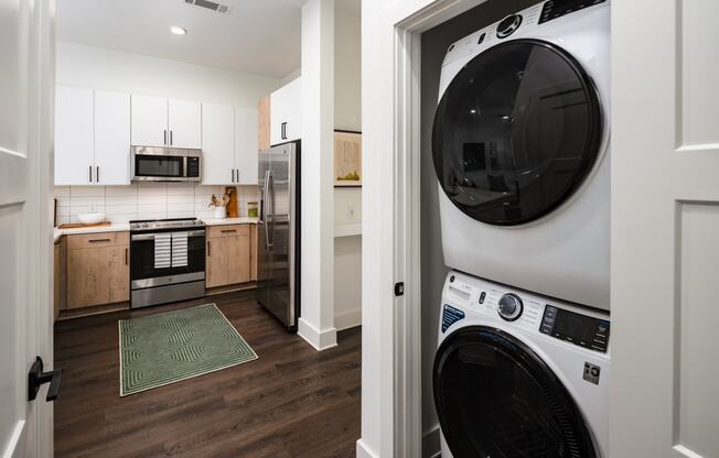 Washer and Dryer Included in Select Units