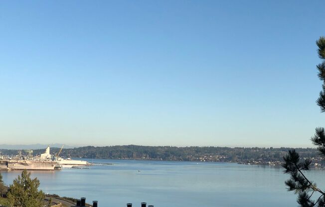 Water Views from this condo..