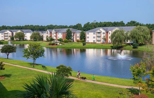 View of the Lake from Apartment Building
