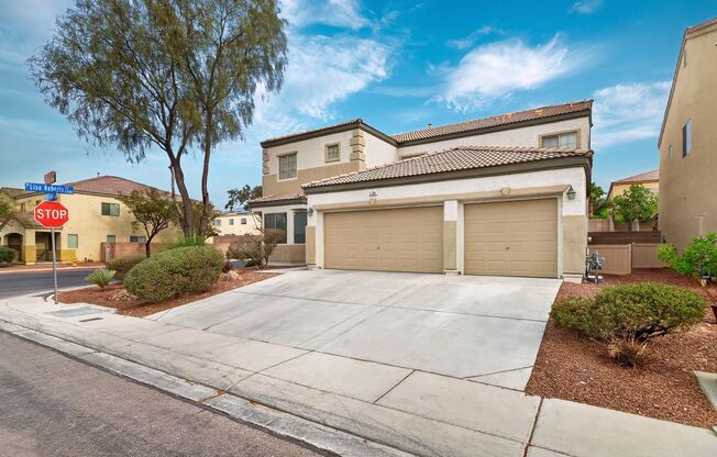 CORNER LOT 4-BEDROOM HOME + LOFT  WITH 3.5 BATHS AND 3-CAR GARAGE!