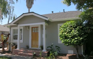 2bed/1bath SFH near Willow Glen downtown, hardwood floor, A/C