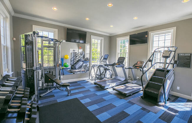 Fitness Center at The Residence at Christopher Wren Apartments, Ohio