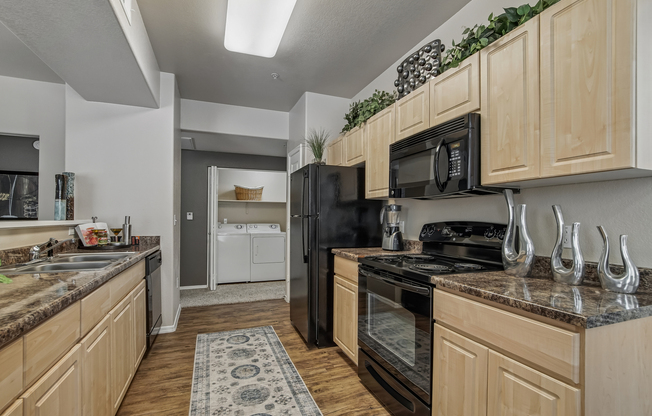 B1 Kitchen & Laundry Area