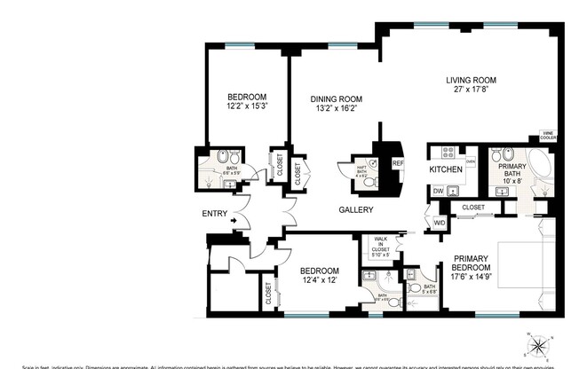 3 beds, 4.5 baths, 2,800 sqft, $30,000, Unit 601