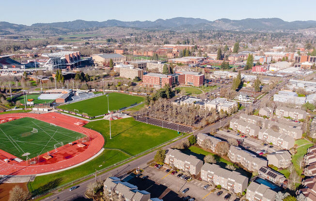 Parkwest and OSU aerial