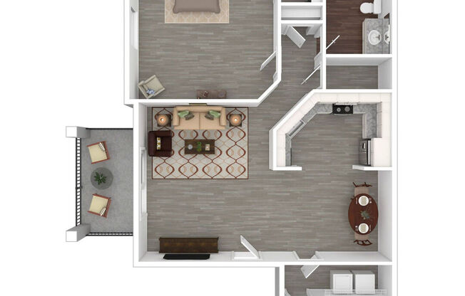 1 bed, 1 bath, 770 sqft, $1,130