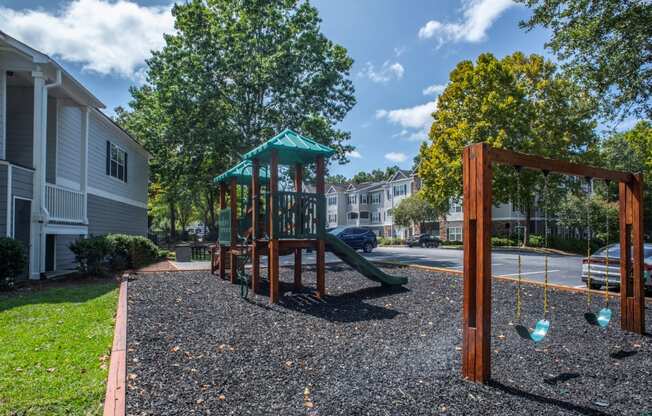 our apartments have a playground for your kids to play