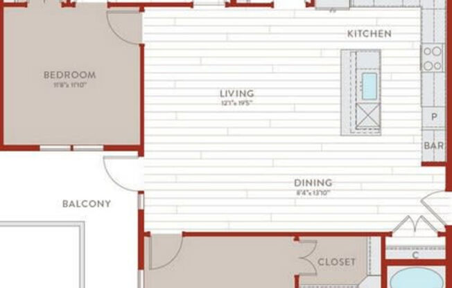 2 beds, 2 baths, 1,252 sqft, $2,057