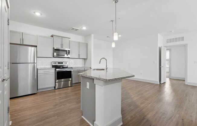 Kitchen with Stainless Steel Appliances