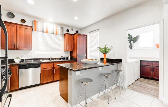 Spacious living rooms with entertainment center style walls at The Croix Townhomes in Henderson, NV offers 2 and 3 bedroom Townhomes!