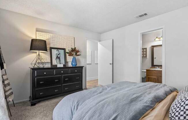 Model Bedroom at Pointe Royal, Overland Park, 66213