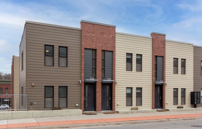The Sawyer - Live on the 100 Block on West Broadway in Council Bluffs, IA. townhome, full sized W/D in unit!