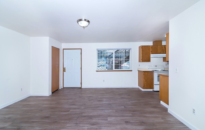 University Place Living Room & Kitchen