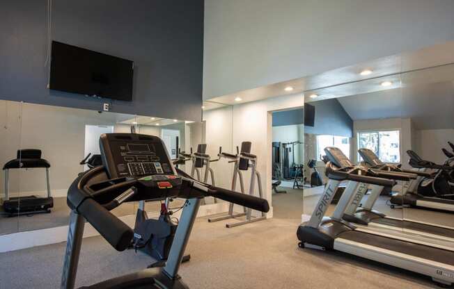 Selby Ranch fitness center located at the clubroom