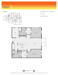 2 beds, 2 baths, 1,357 sqft, $3,455