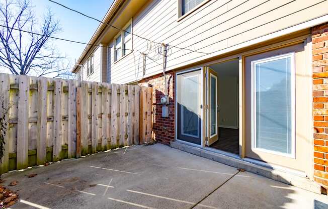 Backyard Area at Monon Living, Indianapolis, IN, 46220