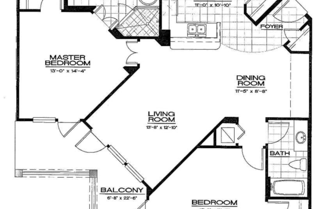 2 beds, 2 baths, 1,285 sqft, $1,731