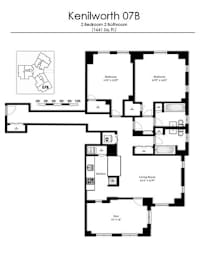 2 beds, 2 baths, 1,641 sqft, $2,287