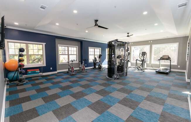 the gym at the preserve at ballantyne commons