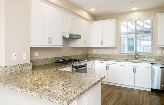 Granite Countertop Kitchen at Ocean Air, San Diego