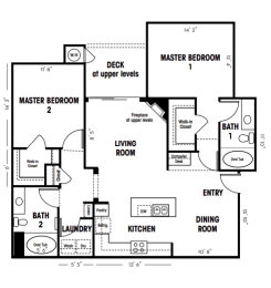 2 beds, 2 baths, 1,296 sqft, $2,639
