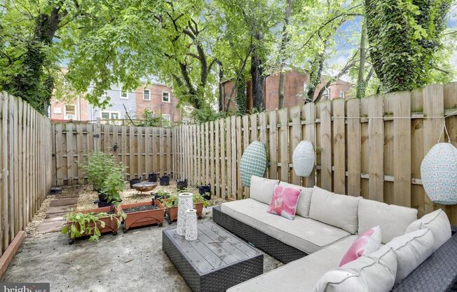 DC Backyard Oasis-Fully Renovated Two-Bedroom House Available Now!